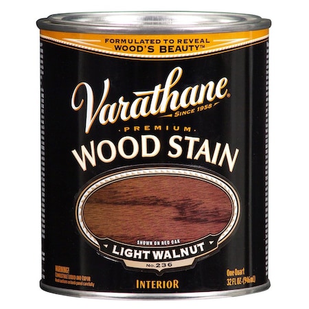 Varathane Varathane Semi-Transparent Light Walnut Oil-Based Urethane Modified Alkyd Wood Stain 1 qt 211719H